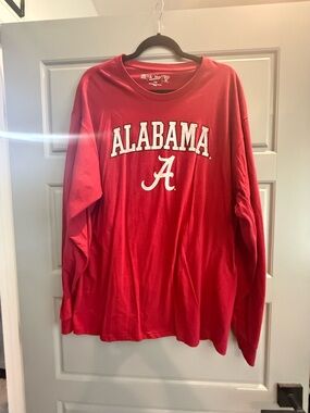 Alabama Long Sleeve Graphic Tee - Red